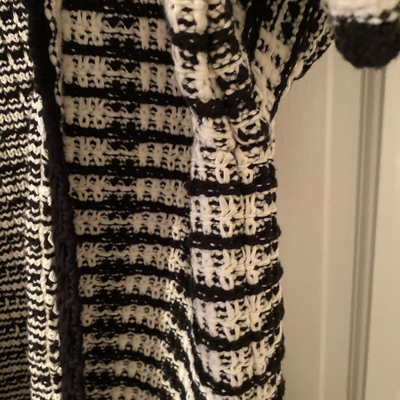 Maje black and white knit cardigan - Picture 10 of 16